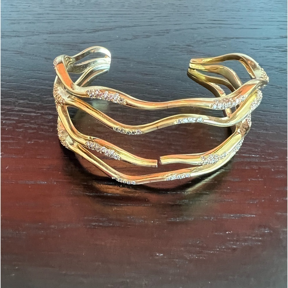 Joanna Laura Constantine Feminine Waves Statement Cuff